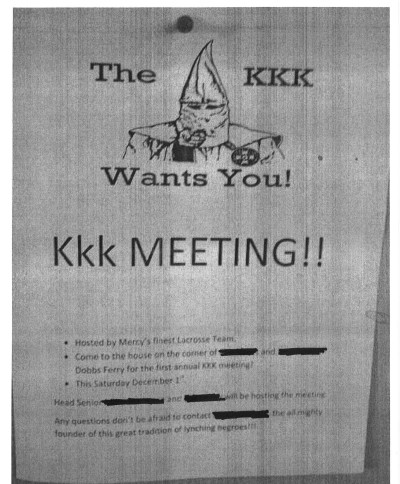 Hate Group poster draws angry protests by students on social media