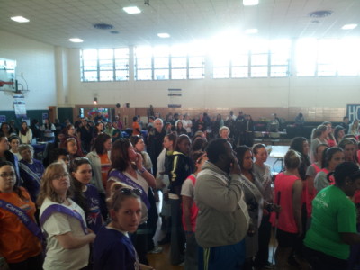 Mercy Students Support Survivors At Cancer Walk