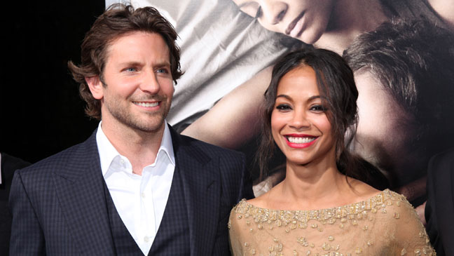 BRADLEY COOPER AND ZOE SALDANA AT THE MOVIE PREMIERE FOR THE WORDS.