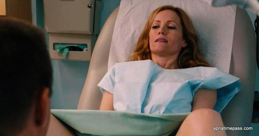 SCENE IN THE MIDDLE OF THE MOVIE -  CHARACTER DEBBIE FINDS OUT THAT SHE IS PREGNANT WITH HER THIRD CHILD. SHE IS WORRIED HOW HER AND HER HUSBAND WILL BE ABLE TO AFFORD ANOTHER CHILD. 