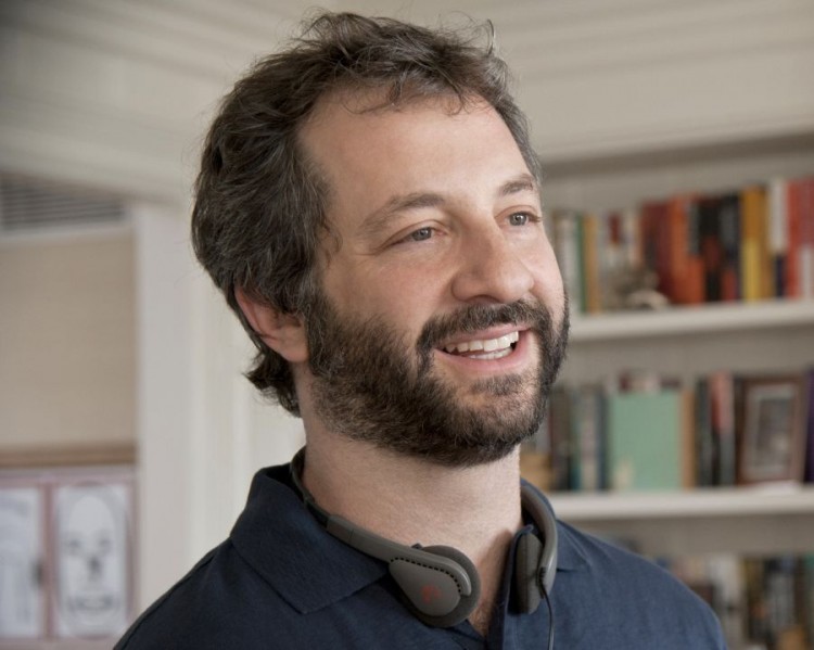 JUDD APATOW  - SCENE IN "THIS IS 40." JUDD APATOW PLAYS FRIEND OF ACTOR PAUL RUDD.