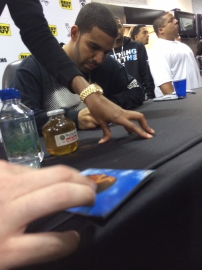 Drakes Album Signing in New York City 