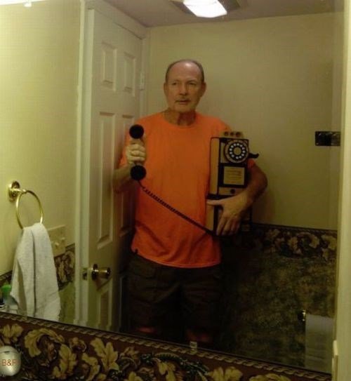 Grandpa's on Grindr.