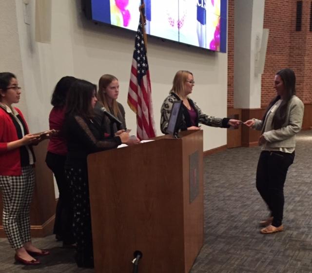 New Members Celebrate NSCS Induction Ceremony