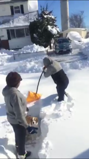 Shoveling For The First Time