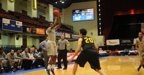 Men’s Basketball Wins First Ever PostSeason Game; Falls In Semifinals, 103-102