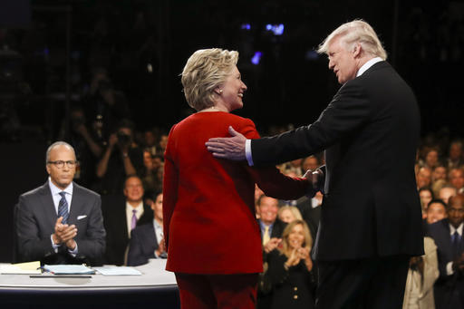 Trump and Clinton Square Off During First Debate