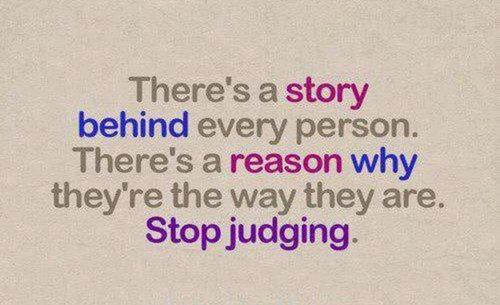 judging people