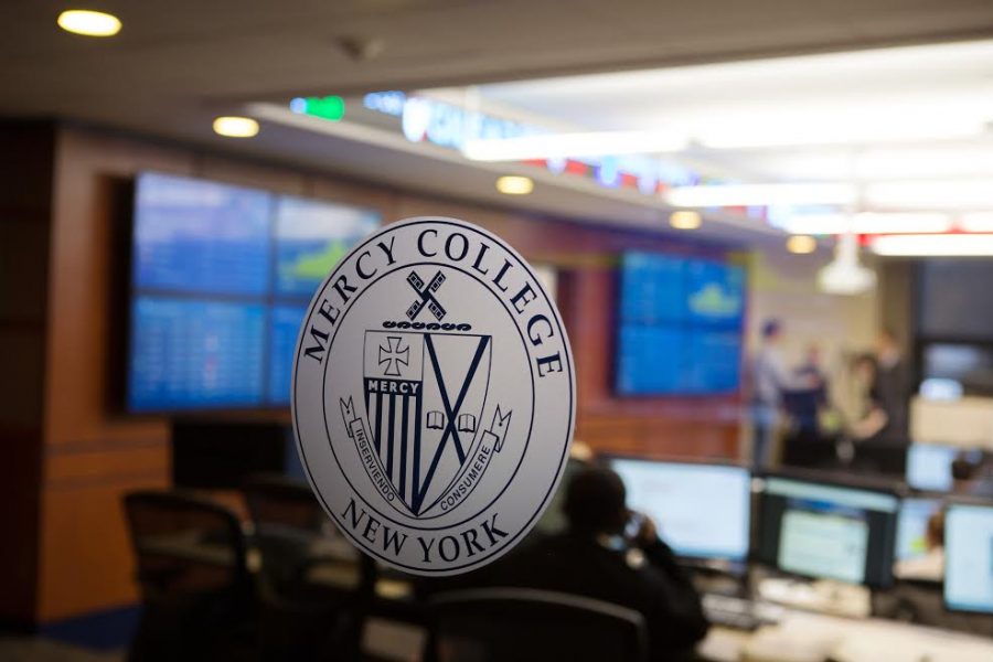 Mercy College Stock Trading Room at the Dobbs Ferry Campus