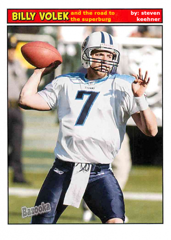 Billy Volek: The Story of My Favorite Backup