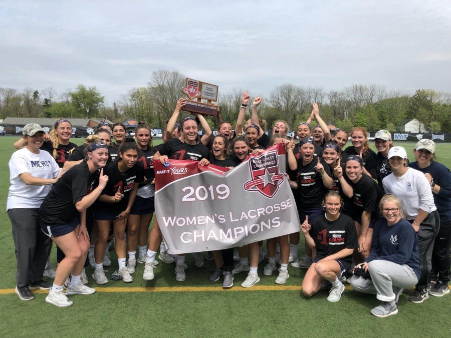 Womens+Lacrosse+earns+first-ever+ECC+Championship+over+LIU+Post+behind+Isnardis+Six+Goals