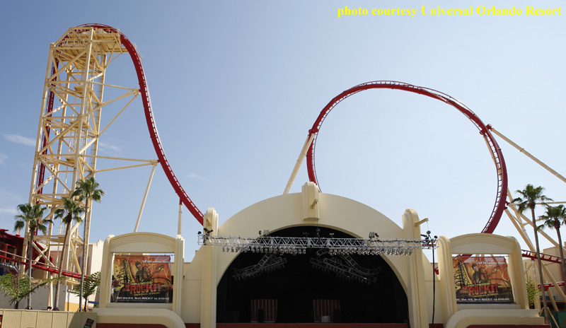 Universal Orlando Resort will soon unveil one of the most radically innovative roller coasters ever created Ð Hollywood Rip Ride Rockit Ð set to open late spring/early summer. The coaster combines hit music, breathtaking first-ever maneuvers and highly sophisticated audio and video for a one-of-a-kind ride experience.  Photo Universal Orlando