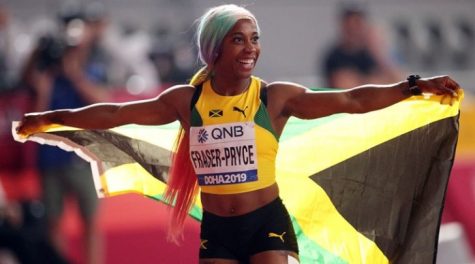 Shelly-ann Fraser Pryce At The World Championships