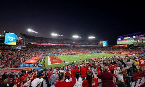 TAMPA, FLORIDA - FEBRUARY 07: A genera view in Super Bowl LV at Raymond James Stadium on February 07, 2021 in Tampa, Florida. (Photo by Kevin C. Cox/Getty Images) ORG XMIT: 775612539 ORIG FILE ID: 1300902371