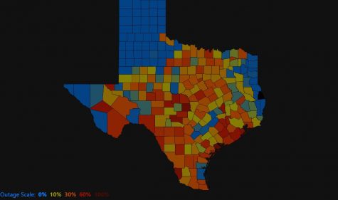 Counties effect by power outage