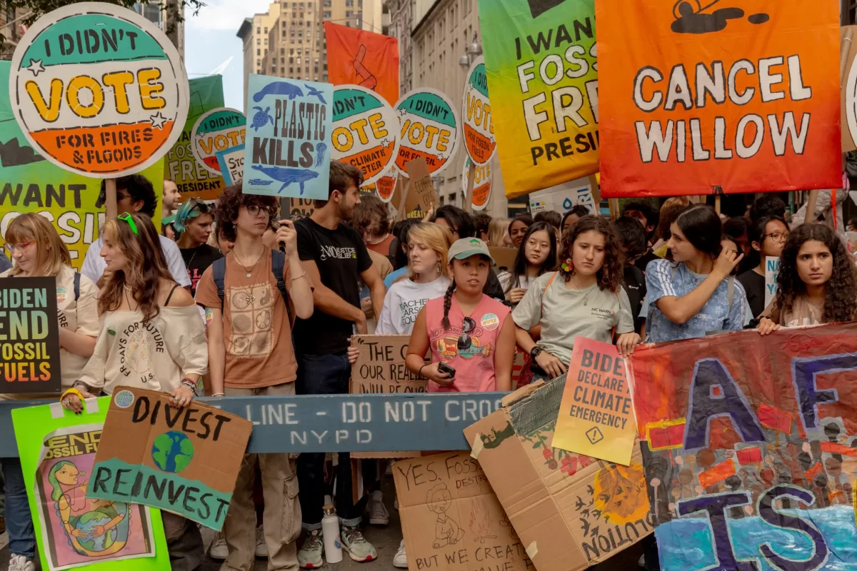 New York City Climate Change March Sees Thousands Protest